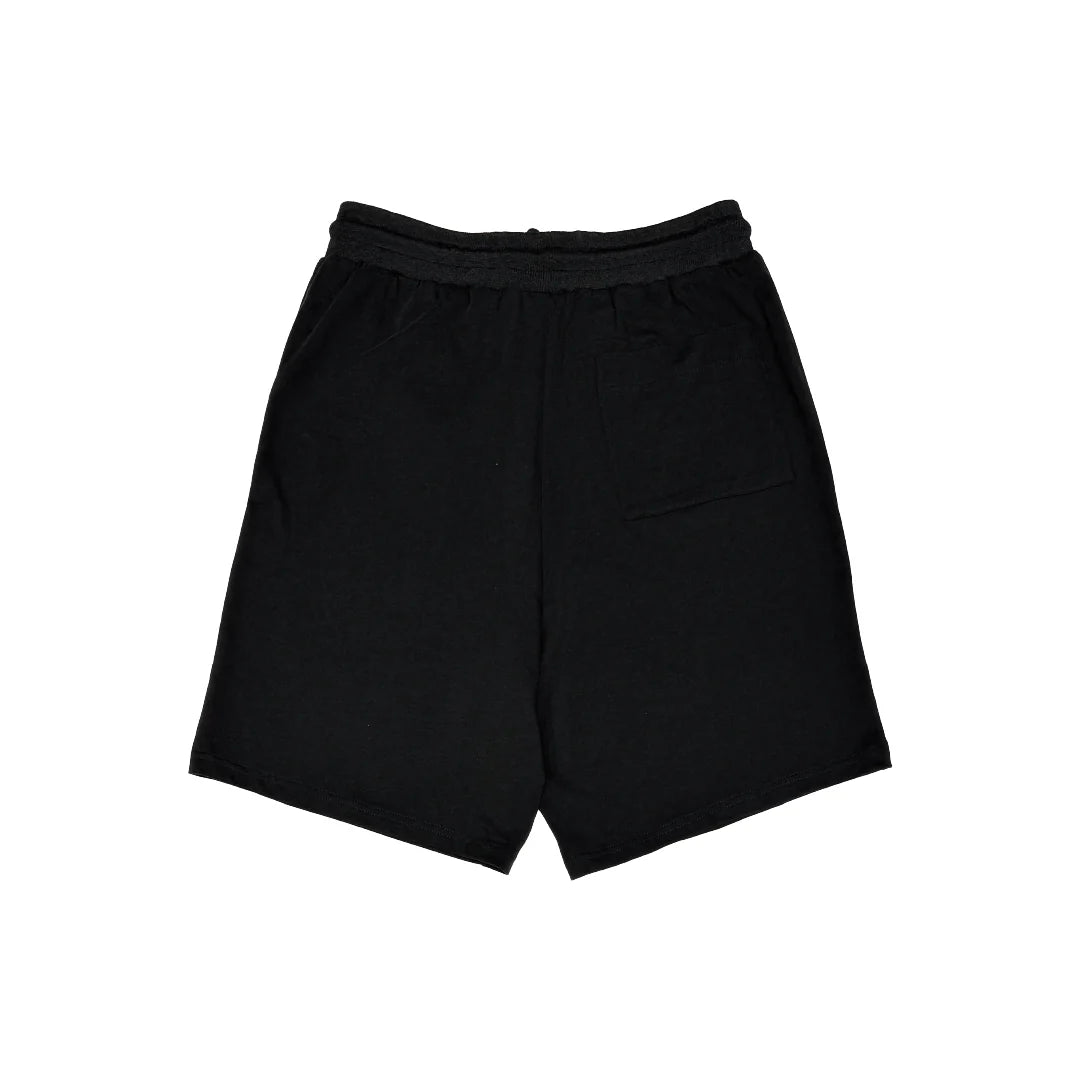 NEWTRAL College Logo Sweat Shorts BLACK