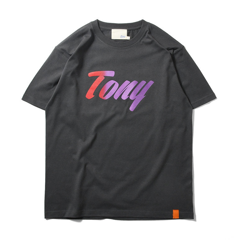 TONY LOGO TEE 24SP-017 BLACK