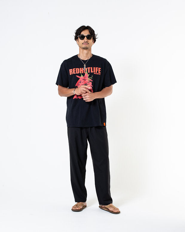 Red Hot Life Tee / 26SS-008 BLACK