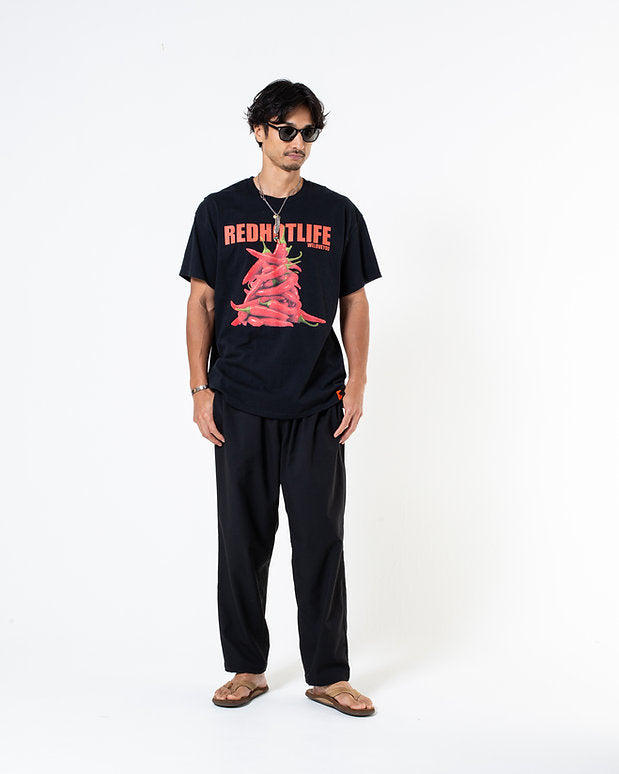 Red Hot Life Tee / 26SS-008 BLACK