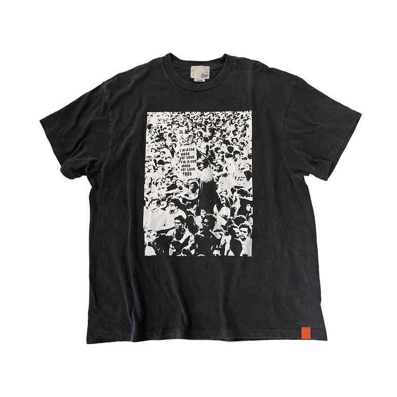 1969 Counter culture tee 24FW-002 BLACK