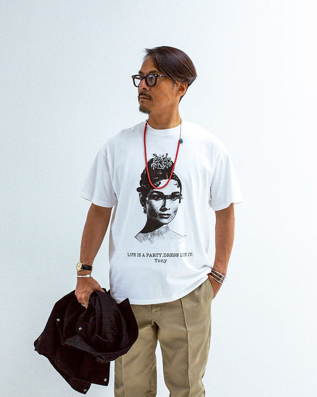 BEAUTIFUL“渾身”TEE / 25FW-001 WHITE