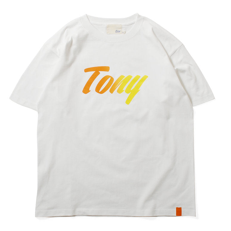 TONY LOGO TEE 24SP-017 WHITE