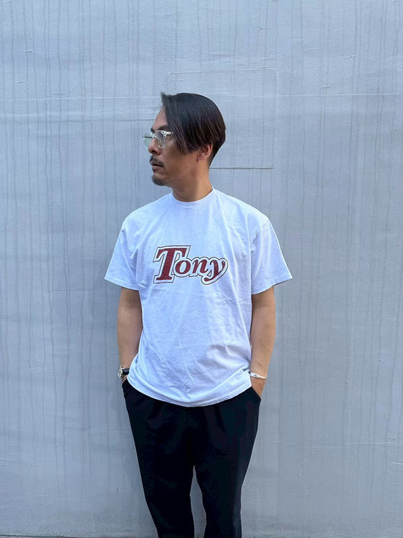 Tony Logo “渾身”Tee / 25SM-008 WHITE