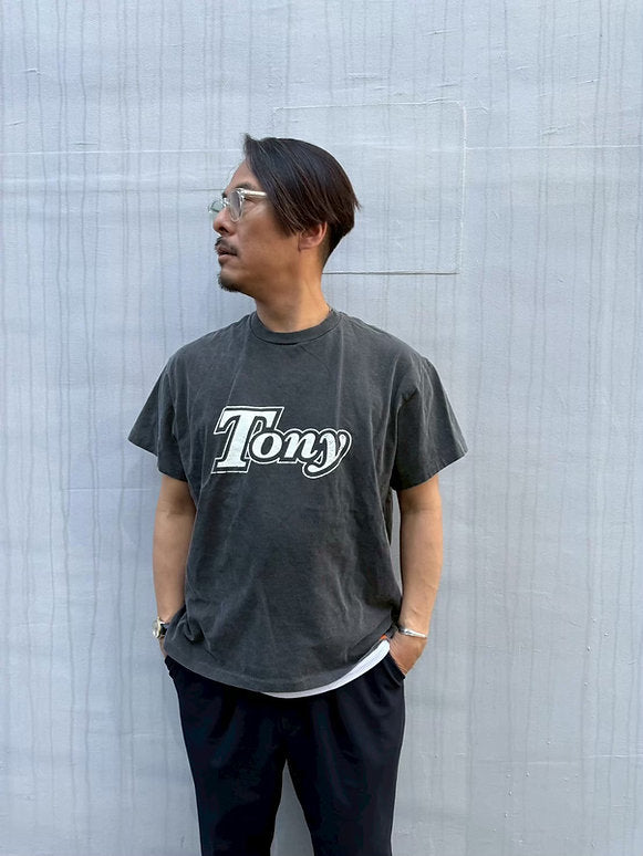 Tony Logo “渾身”Tee / 25SM-008 BLACK