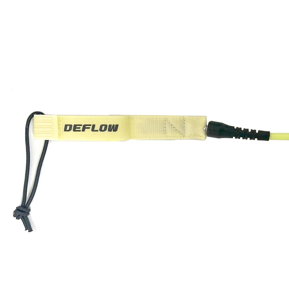 DEFLOW SURF リーシュコード COREシリーズ 6ft (イエロー)