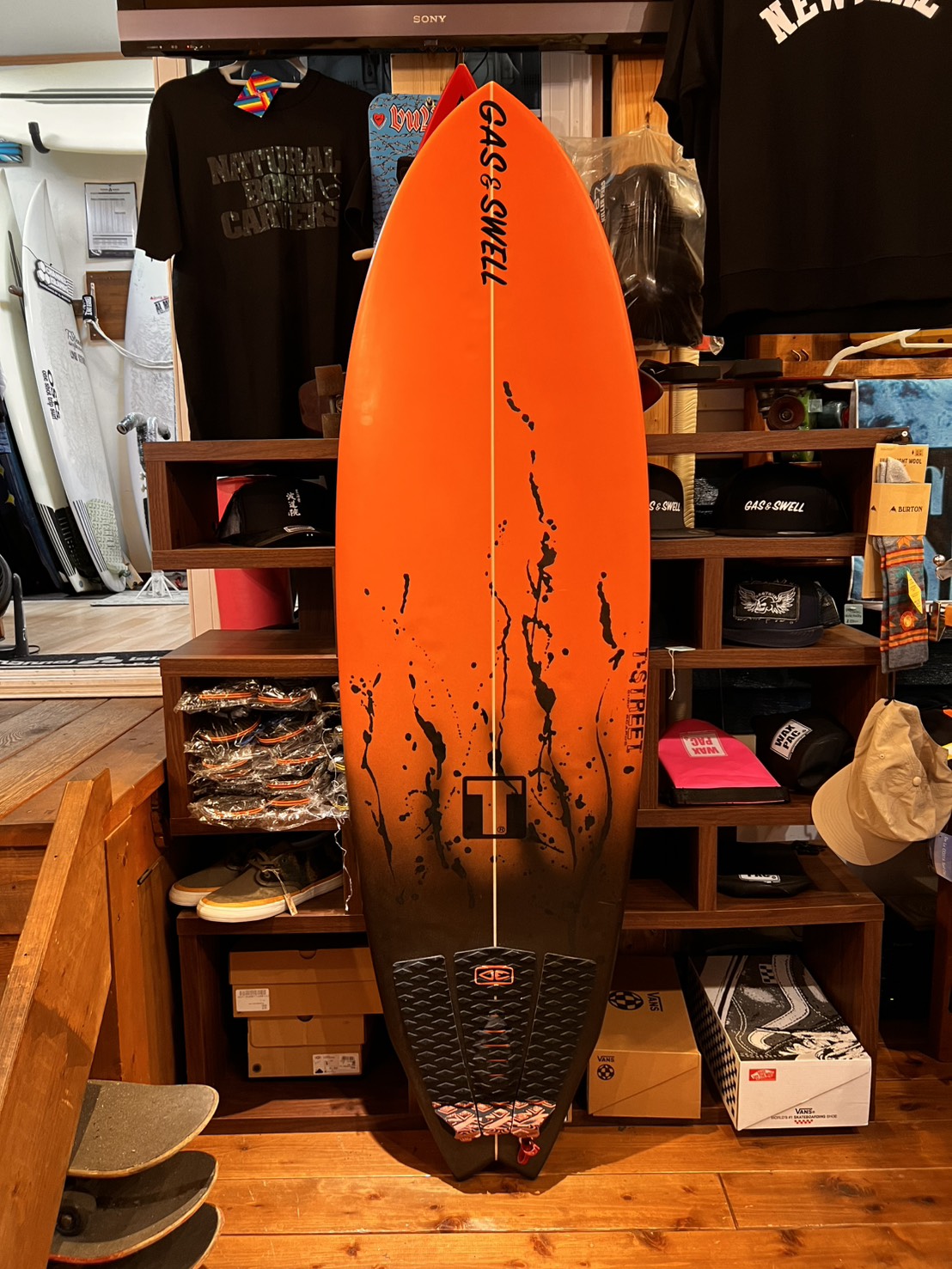 T-street surfboards Quad shinglebox