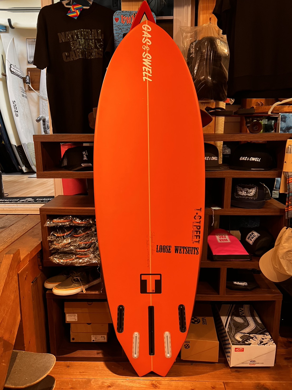 T-street surfboards Quad shinglebox