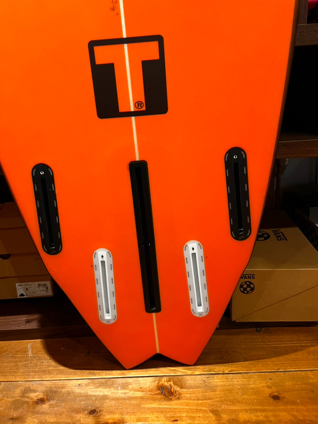 T-street surfboards Quad shinglebox