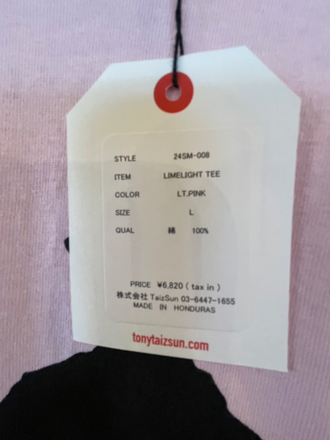 LIMELIGHT TEE LT.PINK