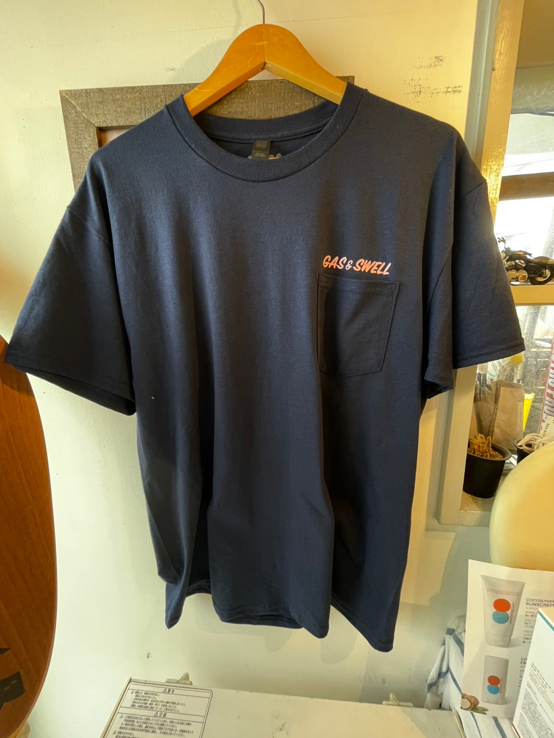 Gasswell ポケットTシャツ ネイビー