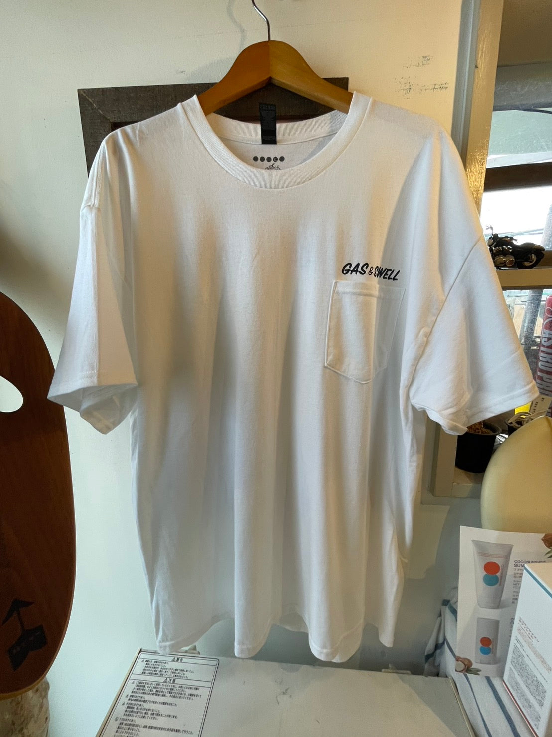 Gasswell ポケットTシャツ ホワイト
