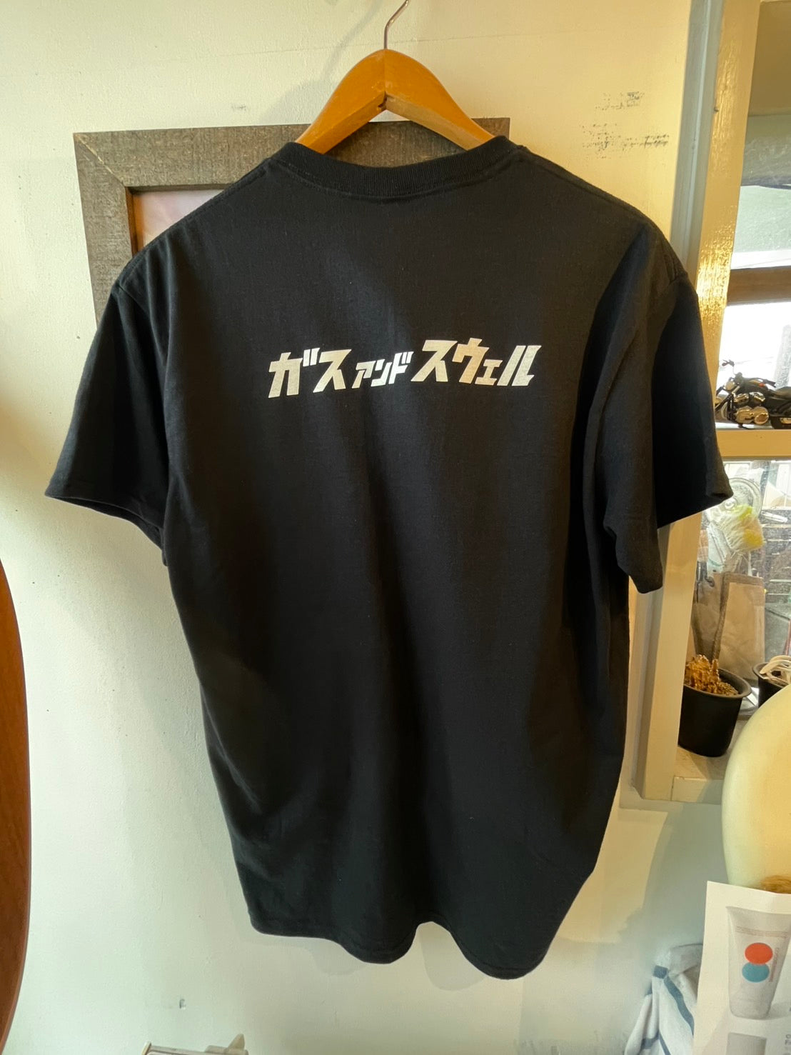 Gasswell ポケットTシャツ （カタカナロゴ） ネイビー