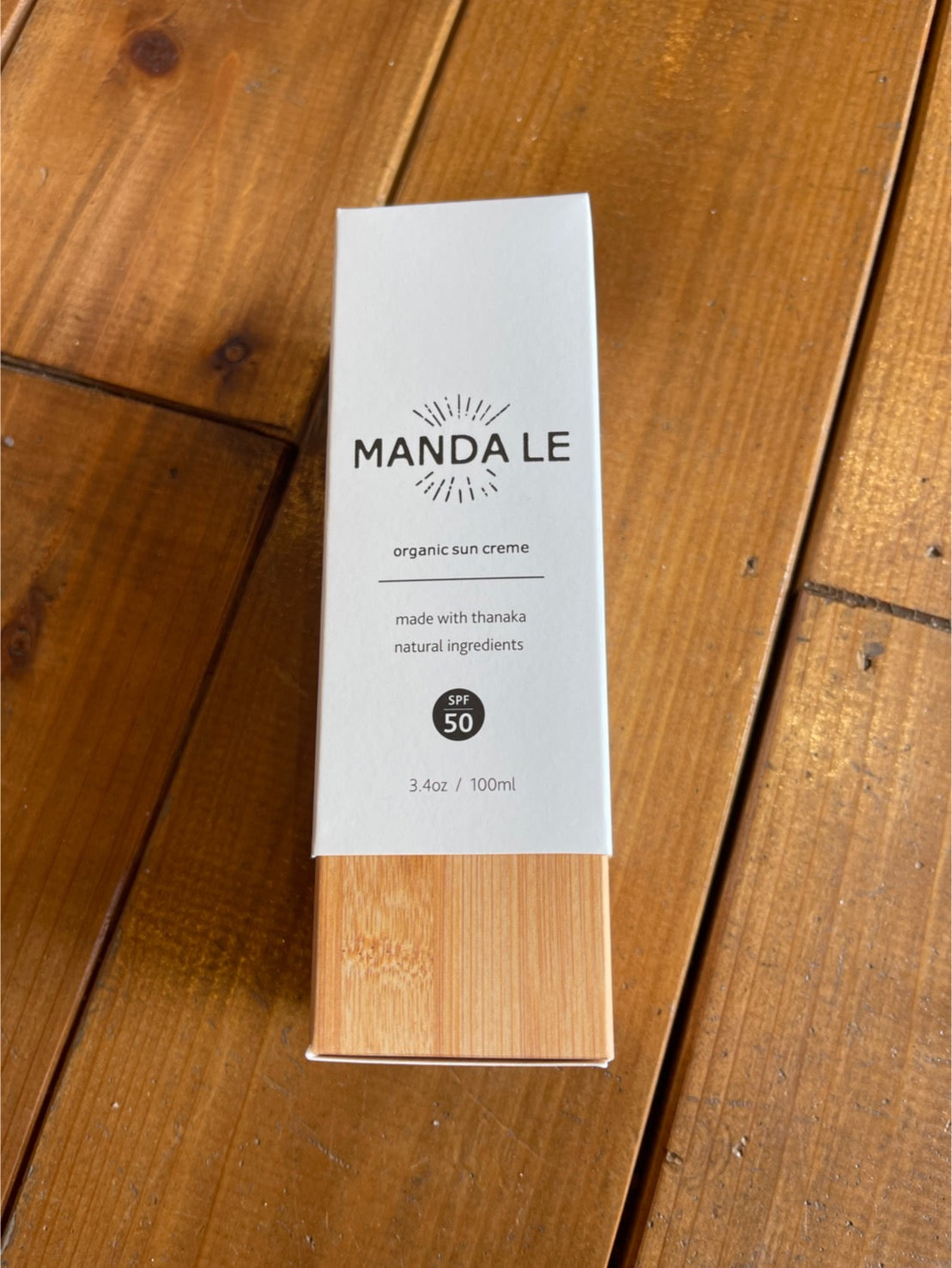 MANDA LE Organic Sun Creme